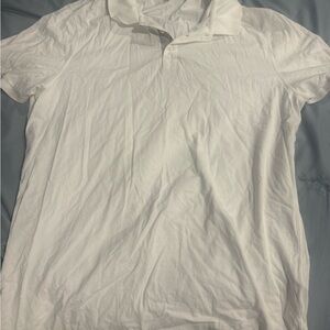 Burberry White Polo Shirt